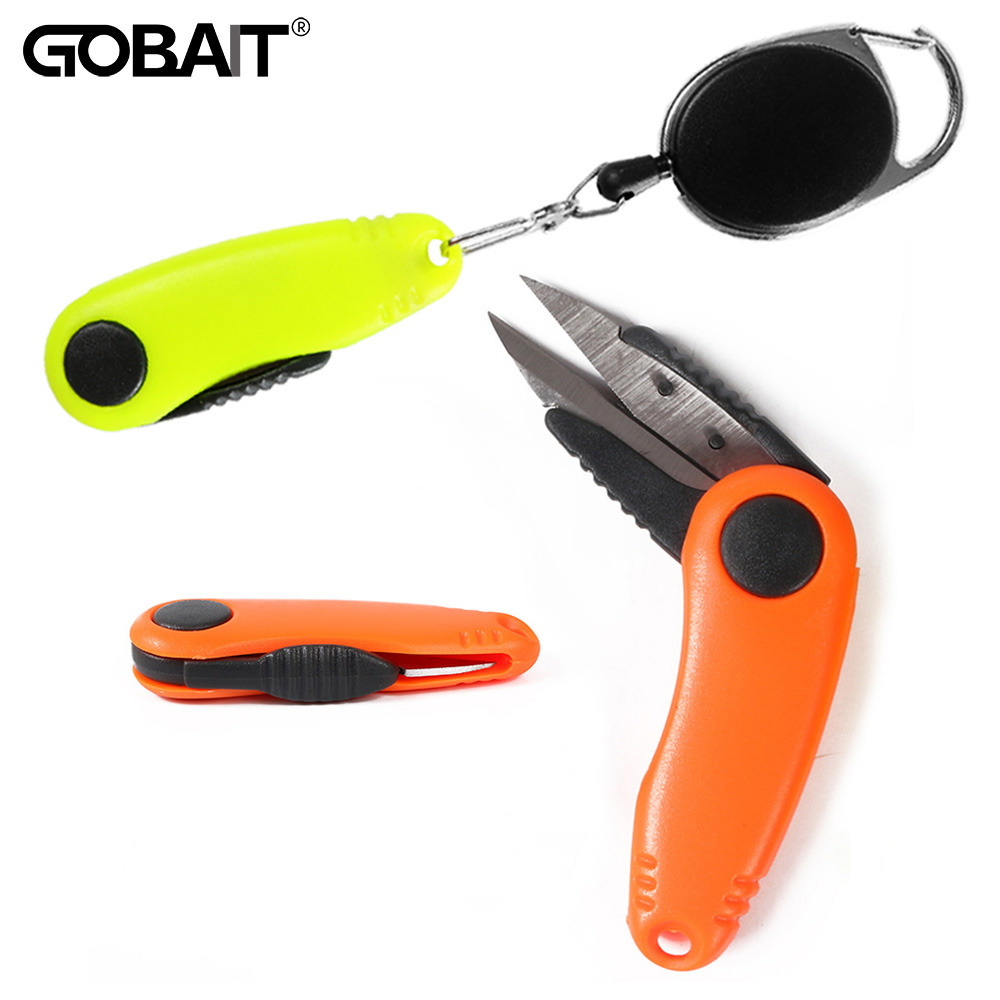Fishing Hook Remover - الروبيان شكل طوي مقص خيط صنارة