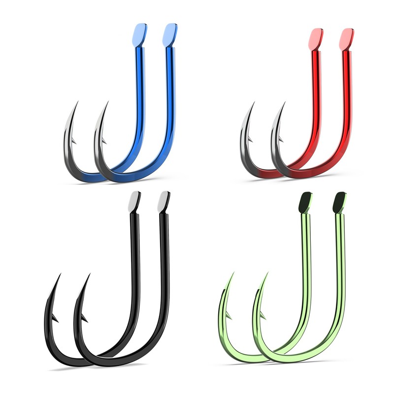 50 قطعة خطاف الصيد المسطح البح - مراجعة Fishing Hook Assortment وسعره