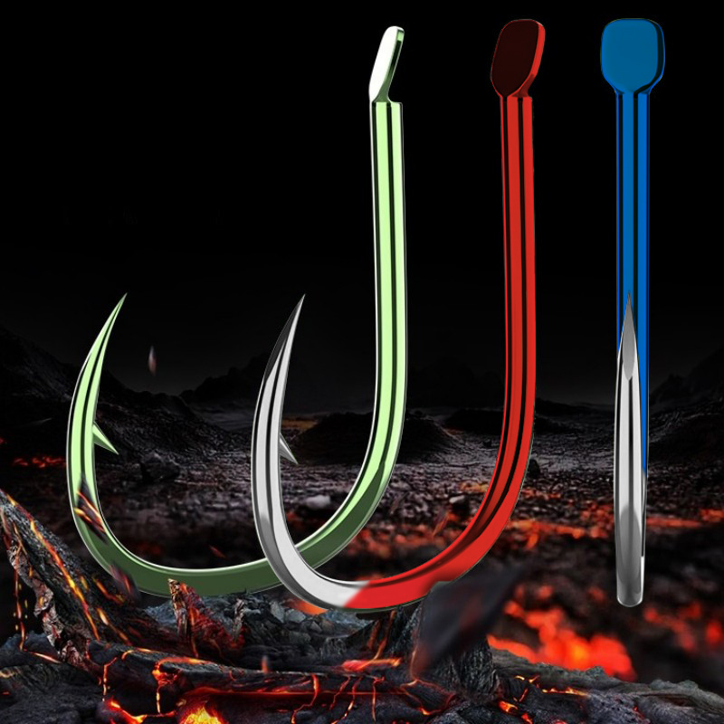 50 قطعة خطاف الصيد المسطح البح - مراجعة Fishing Hook Assortment وسعره